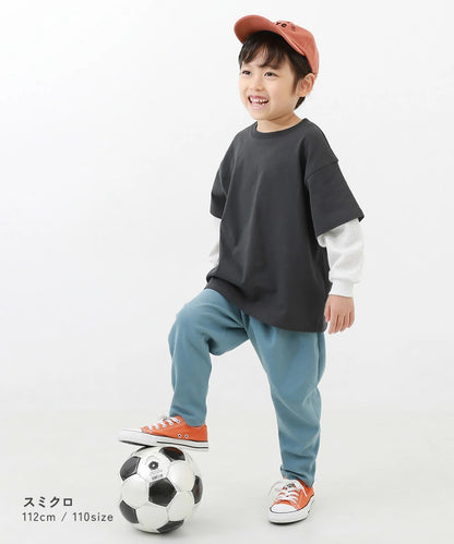 日本童裝 dev!rock 假兩件上衣 100-160cm 男童款 TOPS 春季