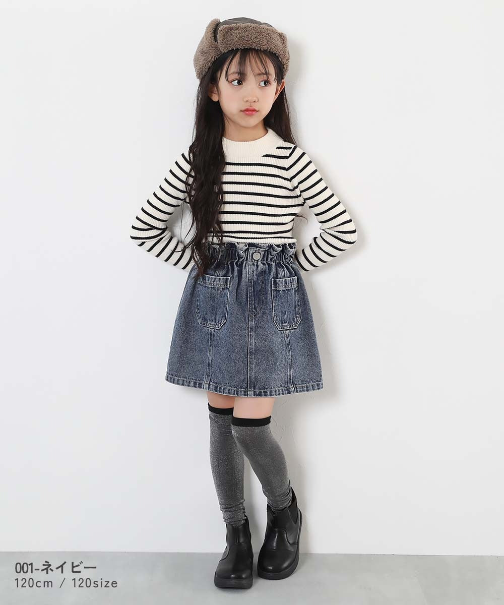 日本童裝 dev!rock 牛仔短裙 100-160cm 女童款 SKIRTS 夏季