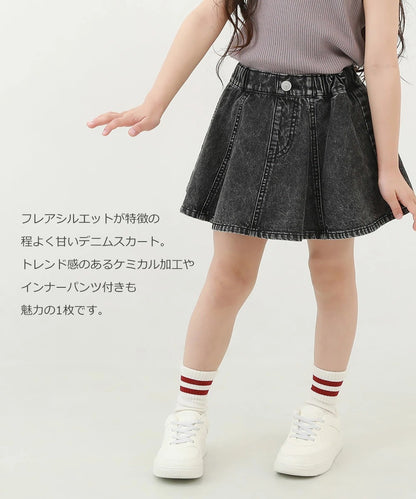 日本童裝 dev!rock 牛仔短裙 100-160cm 女童款 夏季 SKIRTS