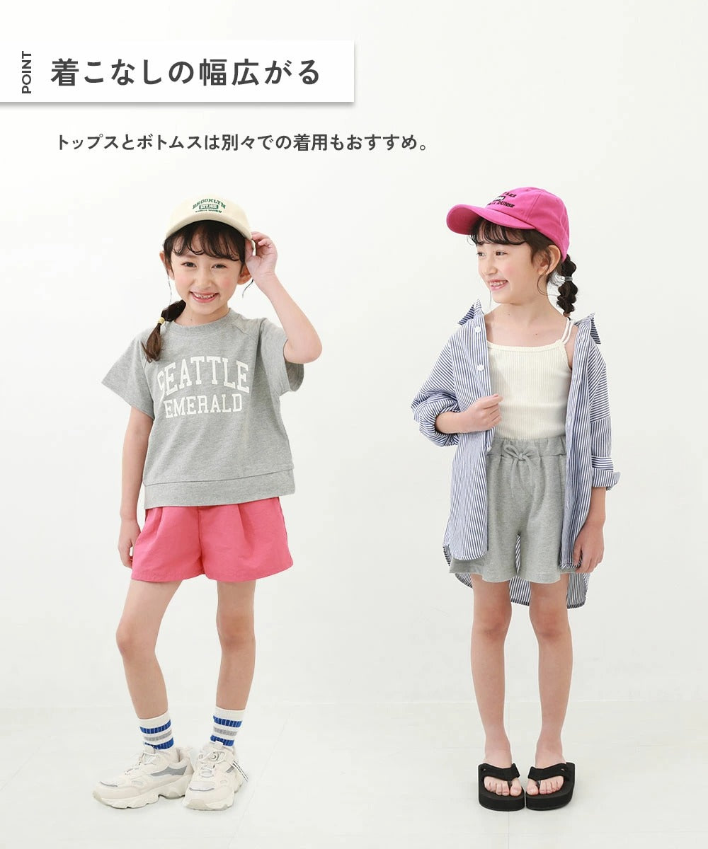 日本童裝 dev!rock 休閒兩件套裝 100-160cm 女童款 夏季 TOPS PANTS