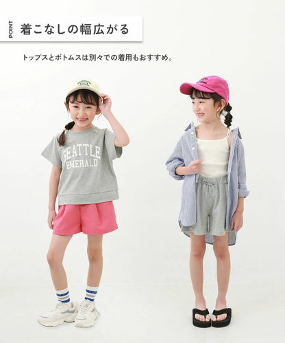 日本童裝 dev!rock 休閒兩件套裝 100-160cm 女童款 夏季 TOPS PANTS