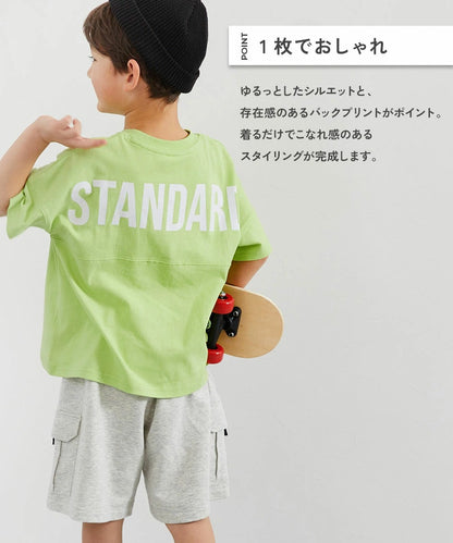 日本童裝 dev!rock 耐穿 耐洗不易變形 字母印花短袖上衣 80-160cm 男童款/女童款 TOPS 夏季