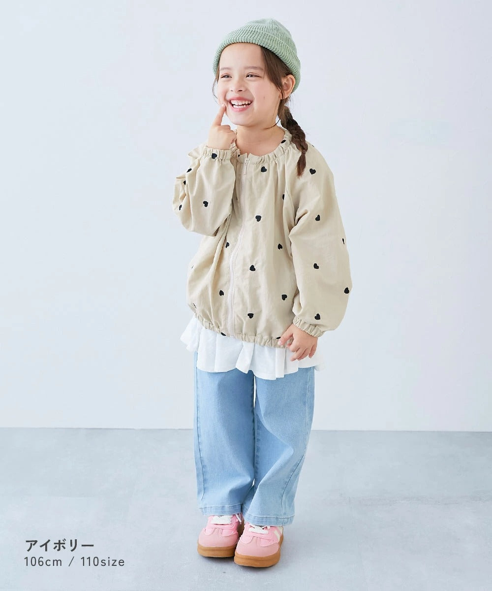 Japanese children's clothing dev!rock waterproof series stand collar thin jacket 100-160cm boys/girls spring and summer outerwear