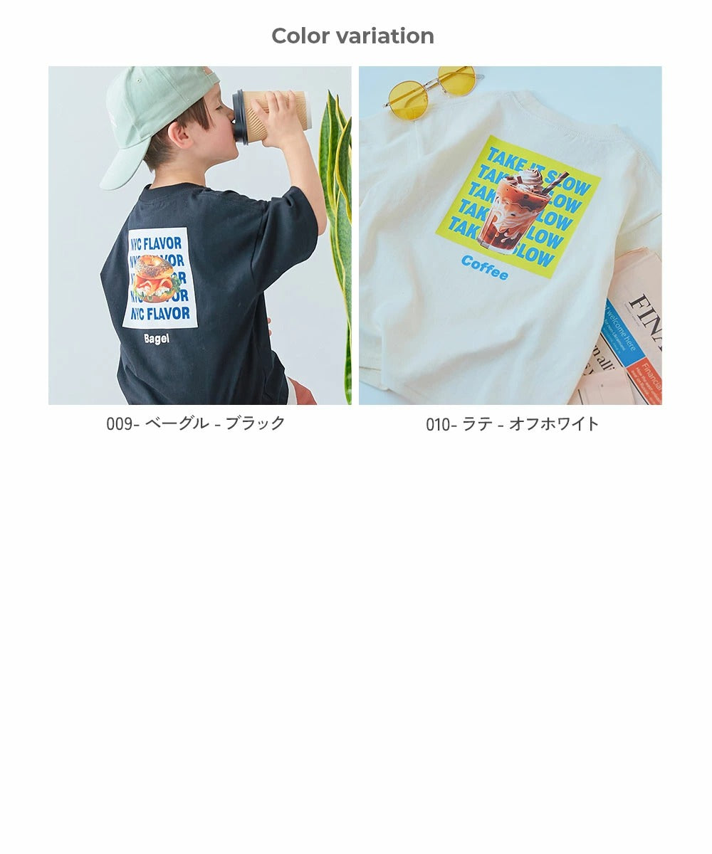 日本童裝 dev!rock 照片印花短袖上衣 100-160cm 女童款 TOPS 夏季