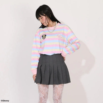 Japanese BDL x Disney parent-child print tops (80-150cm) for boys and girls (summer TOPS) 