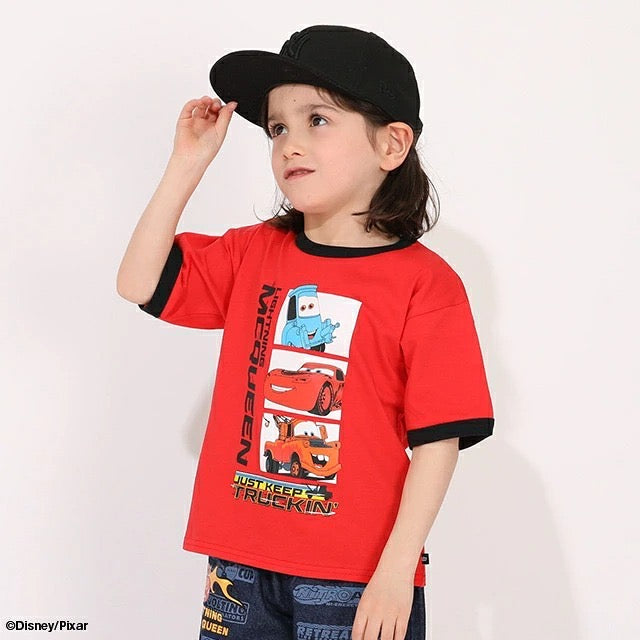 Japanese BDL x Disney parent-child print tops (80-150cm) for boys and girls (summer TOPS) 