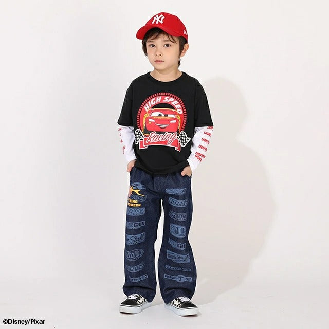 Japanese BDL x Disney parent-child print tops (80-150cm) for boys and girls (summer TOPS) 