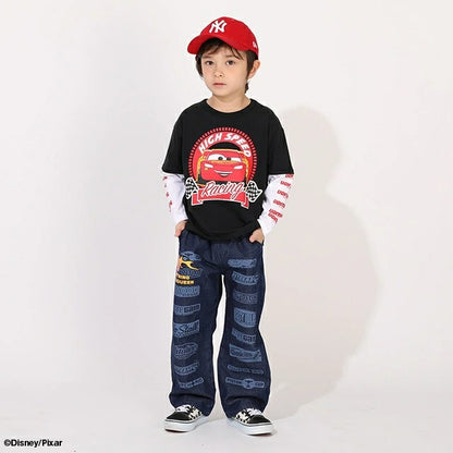 Japanese BDL x Disney parent-child print tops (80-150cm) for boys and girls (summer TOPS) 