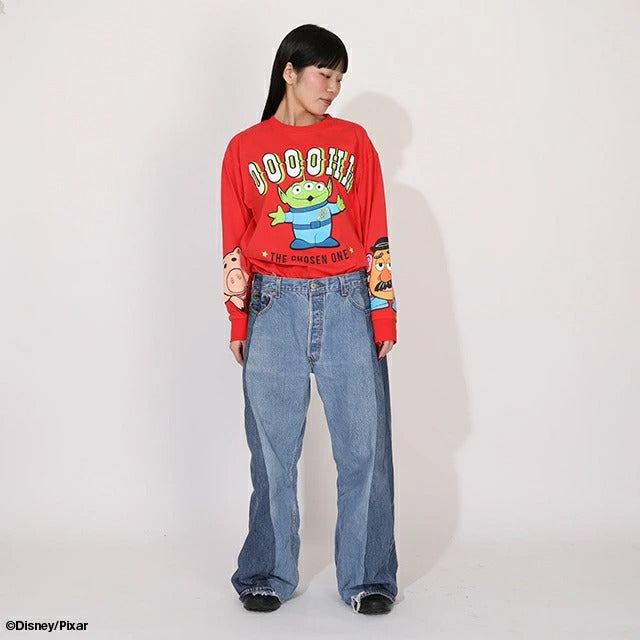 Japanese BDL x Disney parent-child print tops (80-150cm) for boys and girls (summer TOPS) 