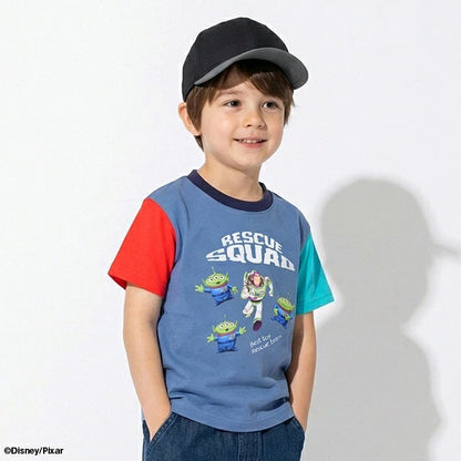 Japanese BDL x Disney parent-child print tops (80-150cm) for boys and girls (summer TOPS) 