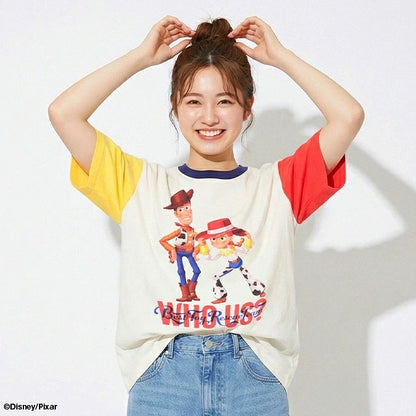 Japanese BDL x Disney parent-child print tops (80-150cm) for boys and girls (summer TOPS) 