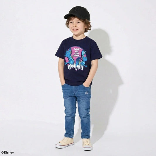 Japanese BDL x Disney parent-child print tops (80-150cm) for boys and girls (summer TOPS) 