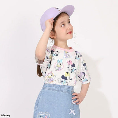 Japanese BDL x Disney parent-child print tops (80-150cm) for boys and girls (summer TOPS) 