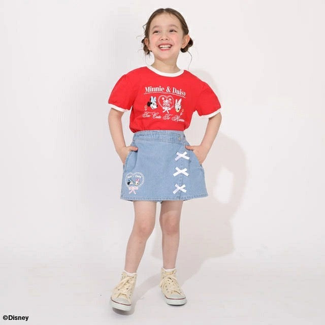 日本童裝 BDL x Disney 後背蝴蝶結上衣 80-130cm 女童款 夏季 TOPS