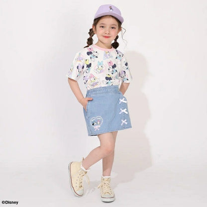 Japanese BDL x Disney parent-child print tops (80-150cm) for boys and girls (summer TOPS) 
