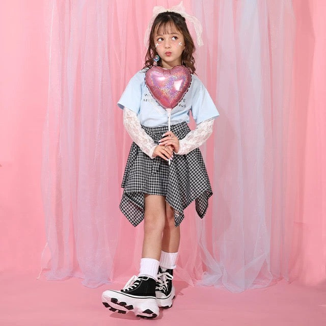 Japanese BDL x Disney parent-child print tops (80-150cm) for boys and girls (summer TOPS) 
