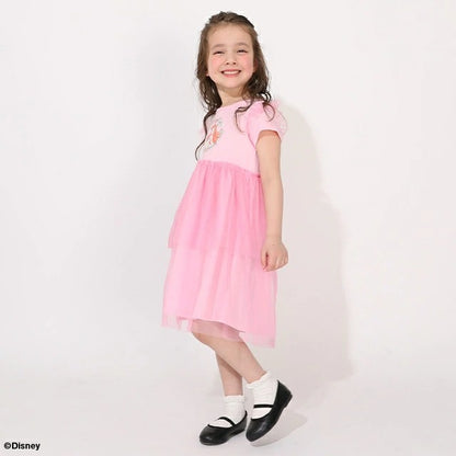 日本童裝 BDL x Disney Princess拼接網紗連身裙 90-130cm 女童款 夏季 DRESSES