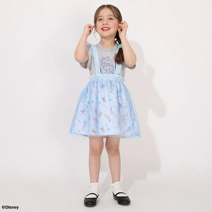 Japanese BDL x Disney parent-child print tops (80-150cm) for boys and girls (summer TOPS) 