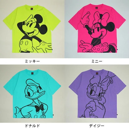 Japanese BDL x Disney parent-child print tops (80-150cm) for boys and girls (summer TOPS) 