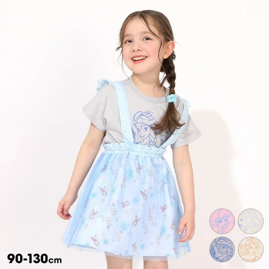 Japanese BDL x Disney parent-child print tops (80-150cm) for boys and girls (summer TOPS) 