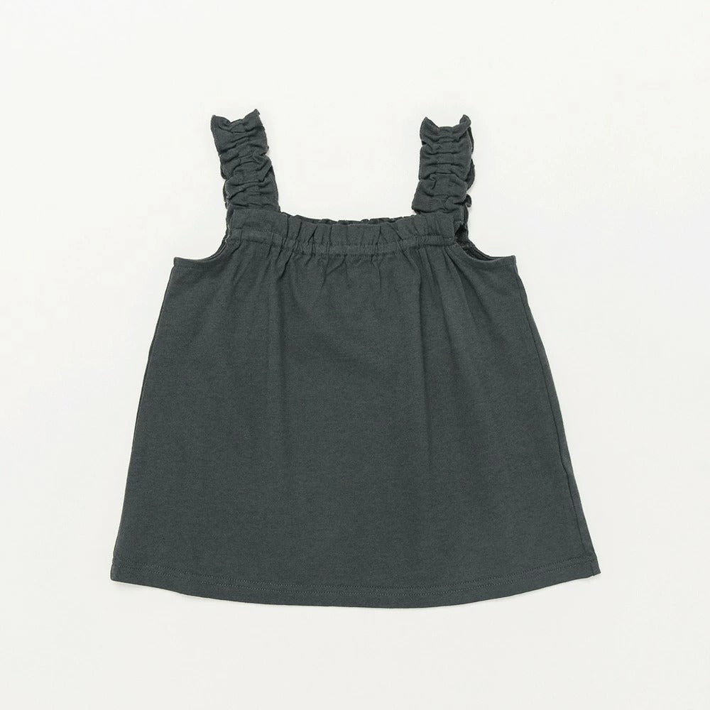 日本童裝 Branshes 接觸冷感 荷葉邊吊帶背心 80-150cm 女童款 夏季 TOPS