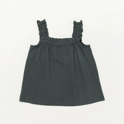 日本童裝 Branshes 接觸冷感 荷葉邊吊帶背心 80-150cm 女童款 夏季 TOPS