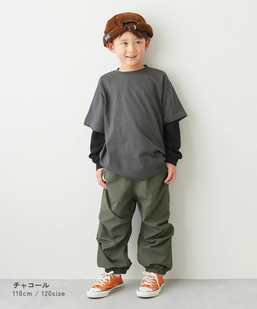 日本童裝 dev!rock 假兩件上衣 100-160cm 男童款 TOPS 春季