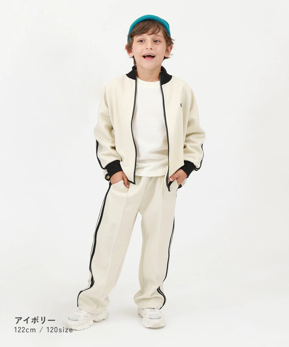 日本童裝 dev!rock 側條紋拉鍊外套 100-160cm 男童款/女童款 OUTERWEAR 春季