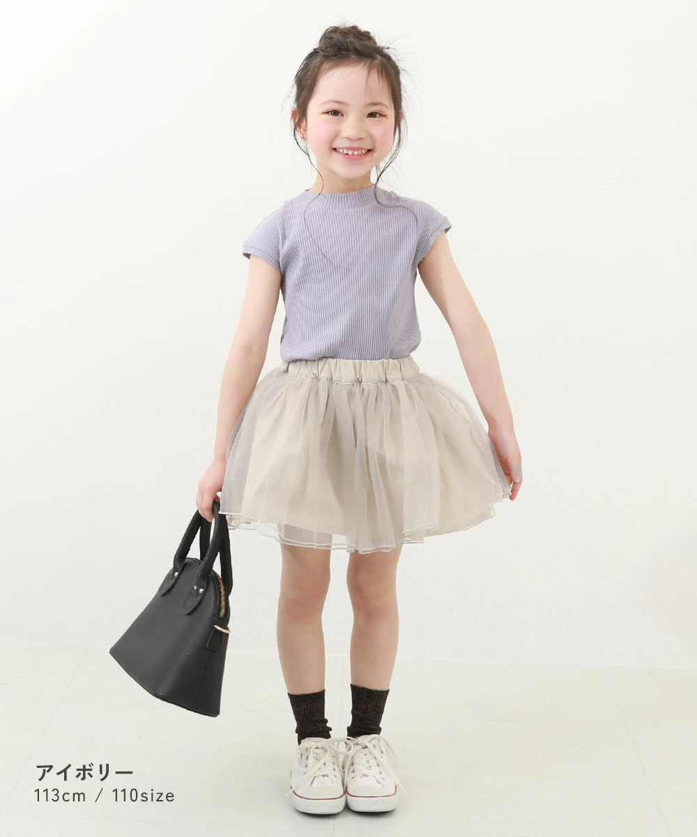 日本童裝 dev!rock 飄逸薄紗短裙 80-140cm 女童款 夏季 SKIRTS