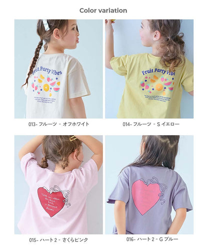 日本童裝 dev!rock 印花短袖上衣 90-160cm 女童款 夏季 TOPS