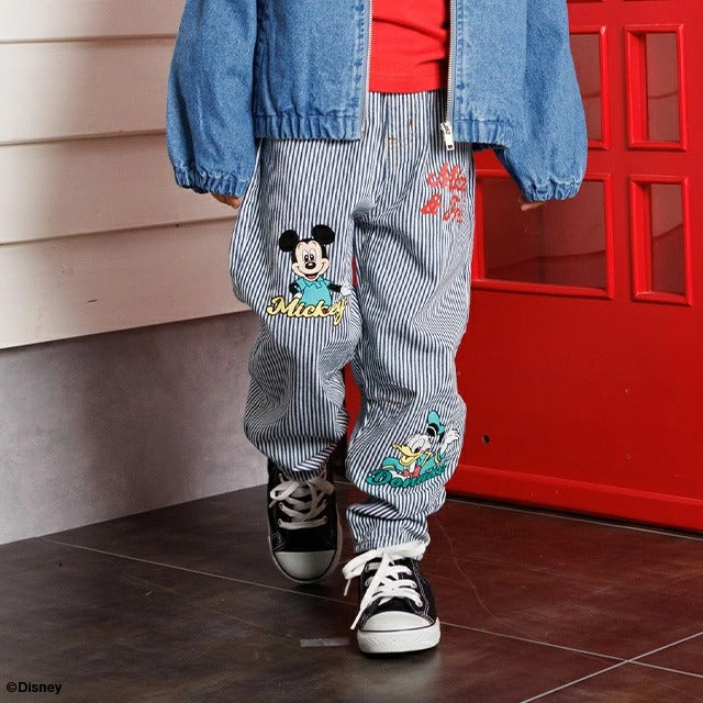 日本童裝 BDL x Disney 牛仔長褲 80-140cm 男童款 夏季 PANTS