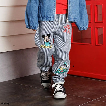日本童裝 BDL x Disney 牛仔長褲 80-140cm 男童款 夏季 PANTS