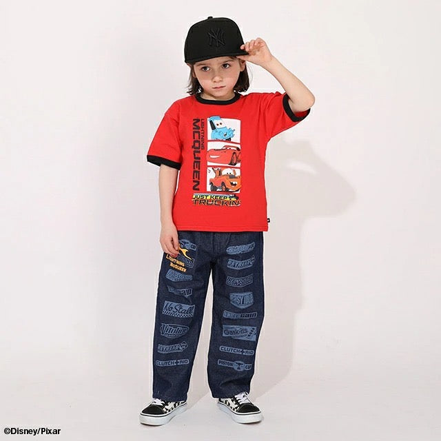 Japanese BDL x Disney parent-child print tops (80-150cm) for boys and girls (summer TOPS) 