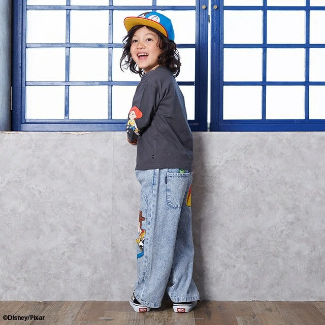 Japanese BDL x Disney parent-child print tops (80-150cm) for boys and girls (summer TOPS) 
