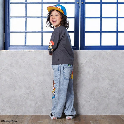 Japanese BDL x Disney parent-child print tops (80-150cm) for boys and girls (summer TOPS) 