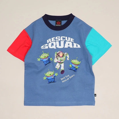 Japanese BDL x Disney parent-child print tops (80-150cm) for boys and girls (summer TOPS) 