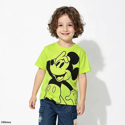 Japanese BDL x Disney parent-child print tops (80-150cm) for boys and girls (summer TOPS) 