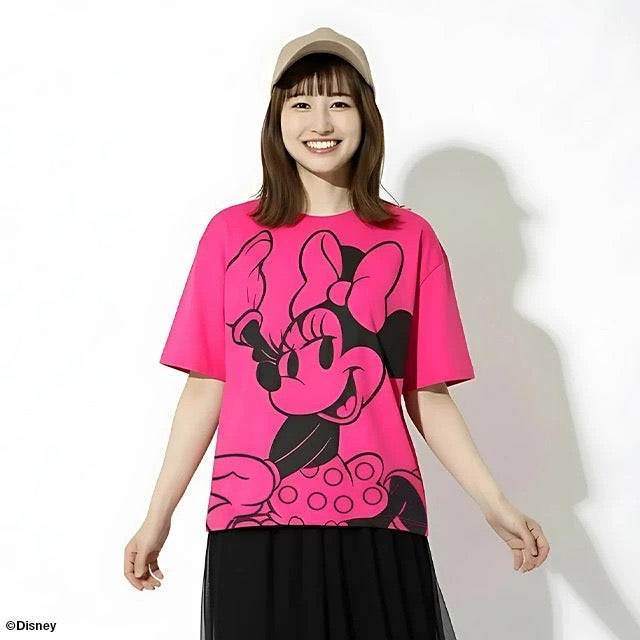 Japanese BDL x Disney parent-child print tops (80-150cm) for boys and girls (summer TOPS) 