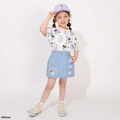 Japanese BDL x Disney parent-child print tops (80-150cm) for boys and girls (summer TOPS) 
