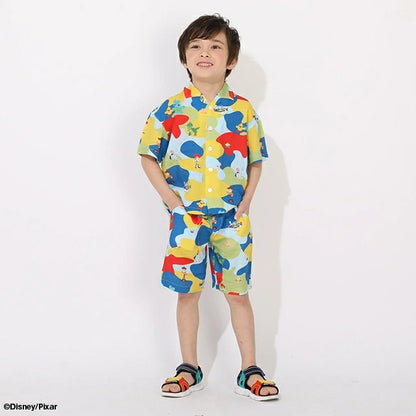 Japanese BDL x Disney parent-child print tops (80-150cm) for boys and girls (summer TOPS) 