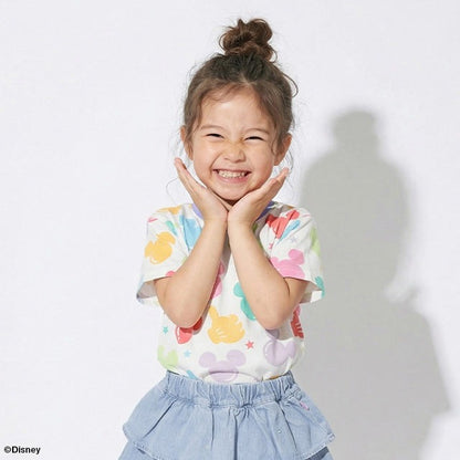 Japanese BDL x Disney parent-child print tops (80-150cm) for boys and girls (summer TOPS) 