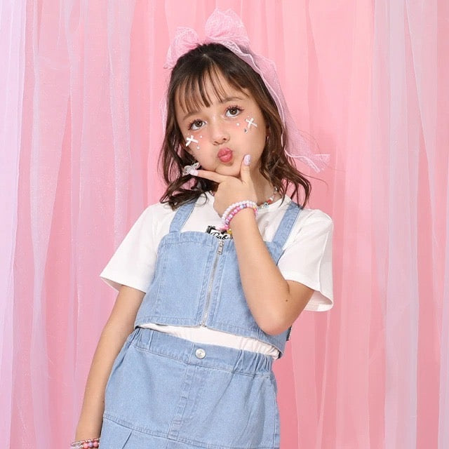 Japanese BDL x Disney parent-child print tops (80-150cm) for boys and girls (summer TOPS) 