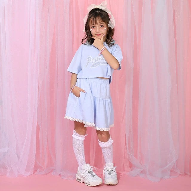 日本童裝 BDL Polo上衣及短裙套裝 90-140cm 女童款 夏季 TOPS SKIRTS