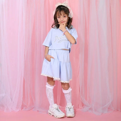 日本童裝 BDL Polo上衣及短裙套裝 90-140cm 女童款 夏季 TOPS SKIRTS