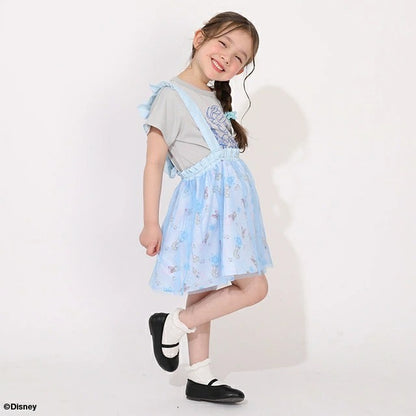Japanese BDL x Disney parent-child print tops (80-150cm) for boys and girls (summer TOPS) 