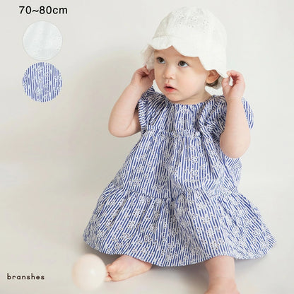 日本童裝 Branshes 蕾絲裙及短褲套裝 70-80cm 女童款 初生嬰兒 夏季 DRESSES PANTS