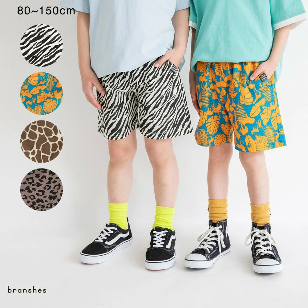 日本童裝 Branshes 動物紋短褲 80-150cm 男童款 夏季 PANTS