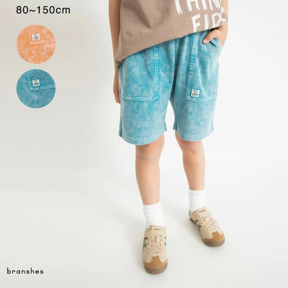 日本童裝 Branshes 復古水洗雪葩色短褲 80-150cm 男童款 夏季 PANTS