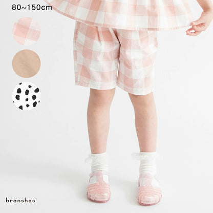 日本童裝 Branshes 休閒短褲 80-150cm 女童款 夏季 PANTS