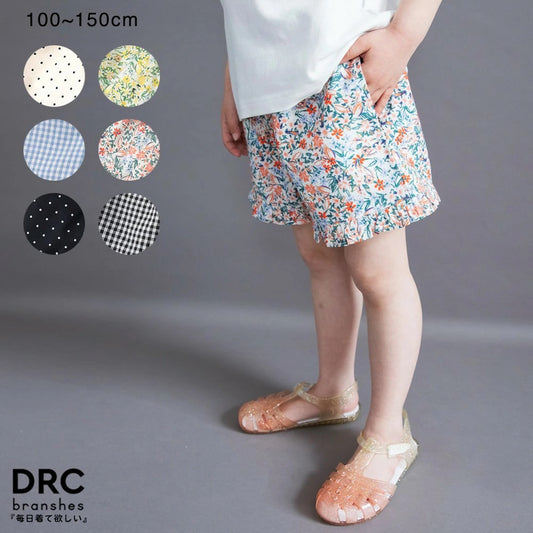 日本童裝 Branshes 滿印休閒短褲 100-150cm 女童款 夏季 PANTS